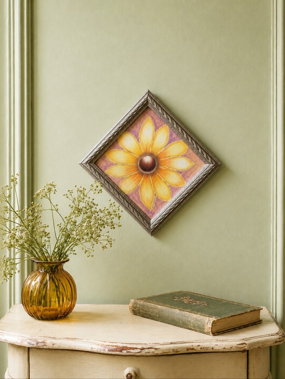 Dorothy Pendleton Black-Eyed Susan Watercolour | Canadian Floral Art